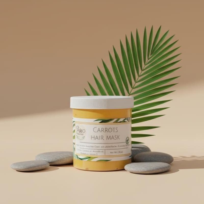 Carrot Hair Mask from the Pure Natural Brand Etsy collection
