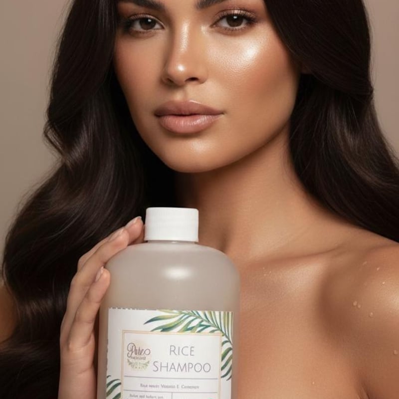 Rice Water Shampoo from the Pure Natural Brand Etsy collection
